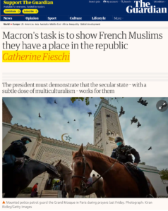 Macron's task is to show French Muslims they have a place in the republic 